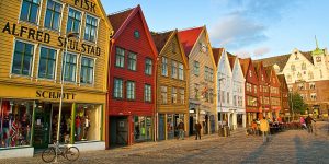 UNESCO Weltkulturerbe in Bergen Foto: © A.Mindaugas-Shutterstock 