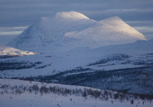 norwegen winter berge schnee